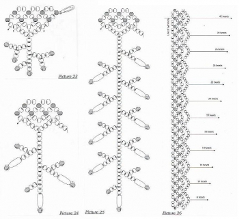Колье из бисера и бусин: схема плетения для начинающих