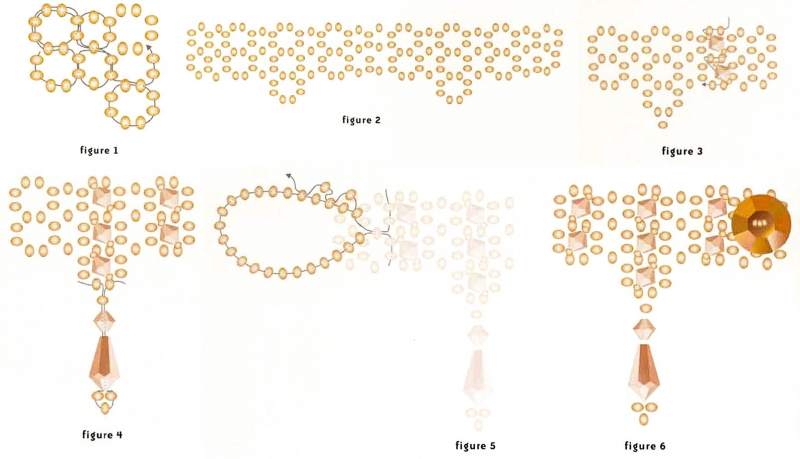 Ожерелье из бисера своими руками: мастер-класс со схемами и видео