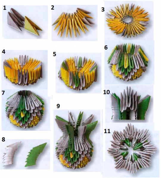 Подснежники из бумаги своими руками со схемами и пошаговыми фото