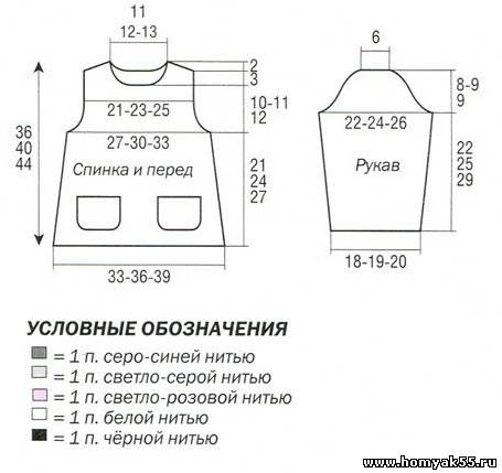 Свитер для девочки спицами: как связать реглан для малышки 1-2 года