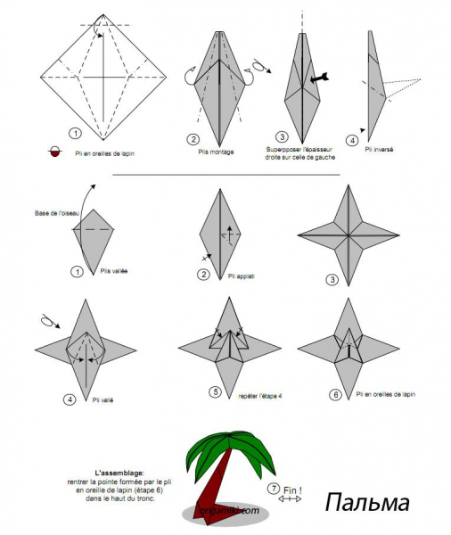 Пальма из бумаги своими руками: мастер-класс с фото и видео