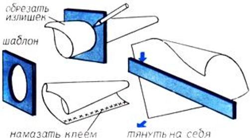 Ракета из бумаги и картона на палочке: схема с инструкцией и фото