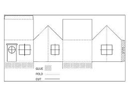 Макет дома из бумаги своими руками со схемами и фото