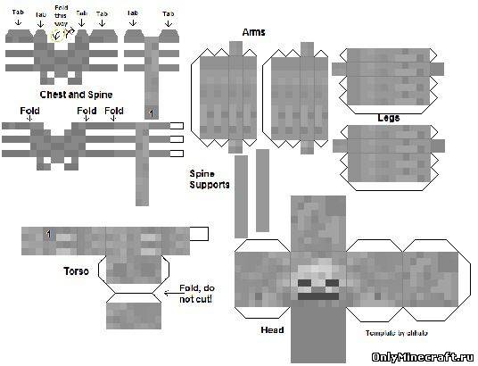 Майнкрафт: поделки из бумаги своими руками с фото и видео