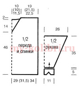 Туника для полных для женщин крючком: схемы с выкройками