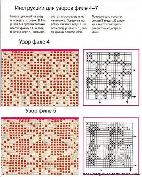 Филейная вязка крючком: схемы туник и платьев для начинающих с видео