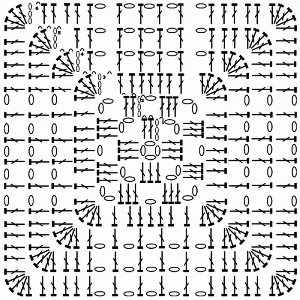 Тапочки из квадратов крючком: схема с описанием мастер-класса