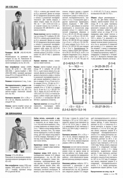 Журнал VERENA 1 - 2019. Вязание спицами от Burda