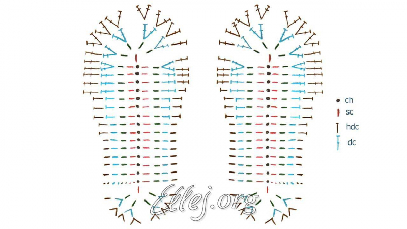 Подошва для тапочек своими руками крючком: схемы с видео
