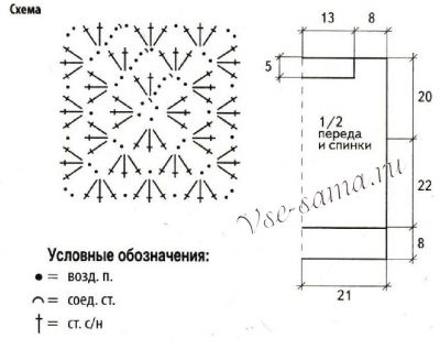 Летние топы крючком для начинающих: схемы с фото и видео