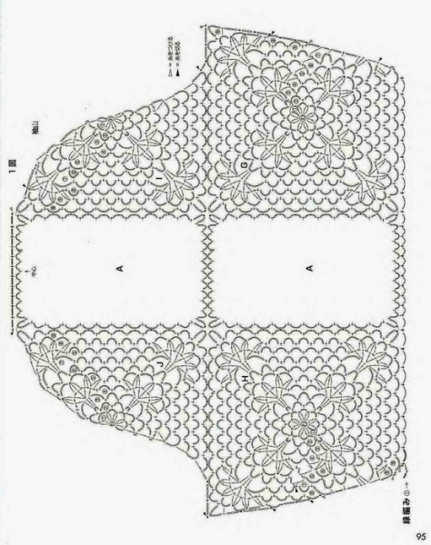 Летние жакеты крючком для полных дам со схемами и описанием работы