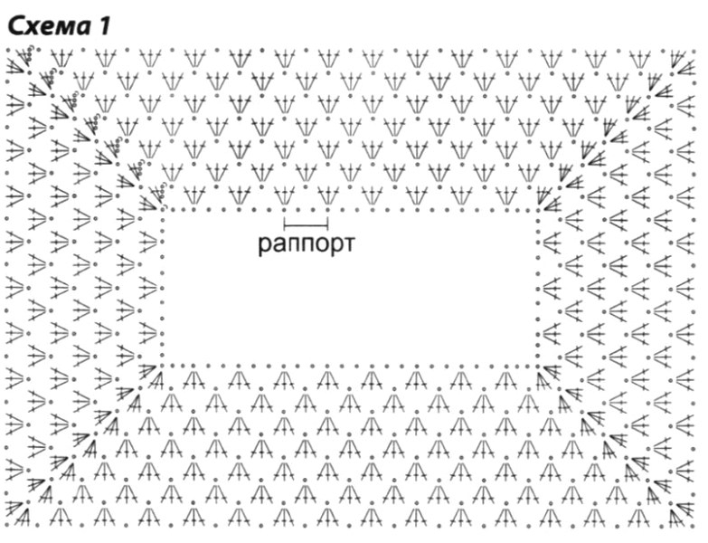 Ажурный узор крючком для летней кофточки: схема с фото и видео