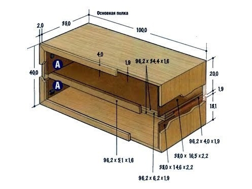 Мебель своими руками: тумба под телевизор