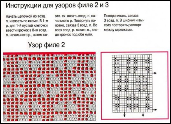 Филейная вязка крючком: схемы туник и платьев для начинающих с видео