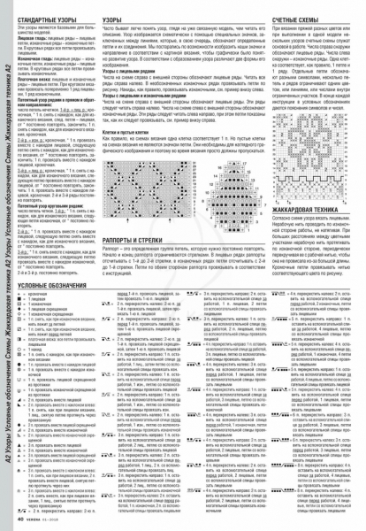 Журнал VERENA 1 - 2019. Вязание спицами от Burda