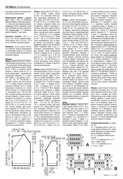 Журнал VERENA 1 - 2019. Вязание спицами от Burda