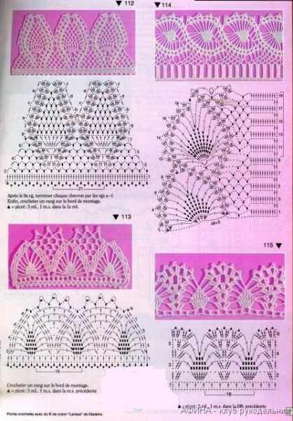 Обвязка края крючком: схемы с описанием, как сделать простую работу красиво с фото и видео