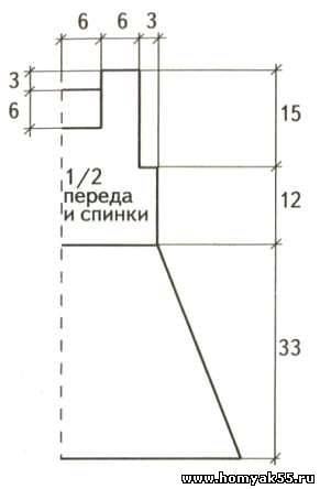 Ажурная туника крючком для девочки 5 лет: схемы и описание с видео