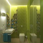 зеленый туалет